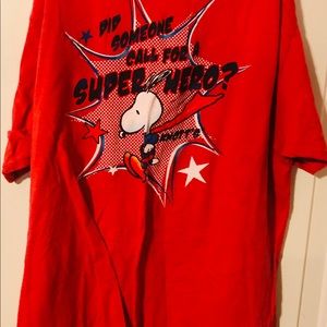 Cedar Fair Shirts - Men’s short sleeve t shirt size L with Snoopy Cedar Fair Shirts - Men’s short sleeve t shirt size L with Snoopy